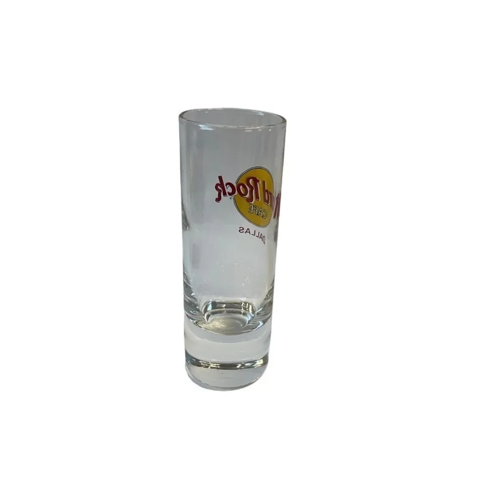 Shot Glass Hard‎ Rock Cafe Dallas Tall Glass